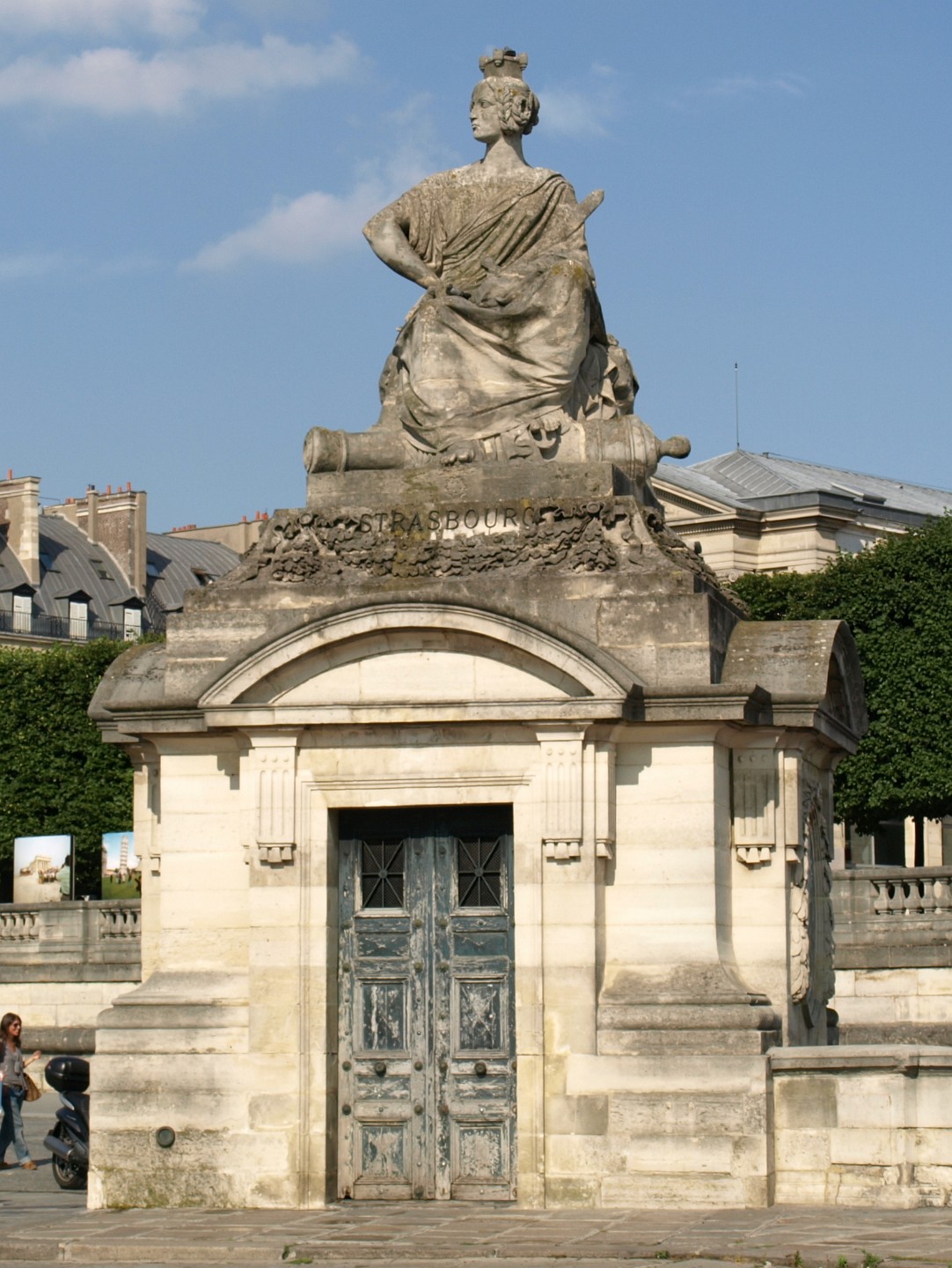 Statue Commemorating the French Town of Strasbourg